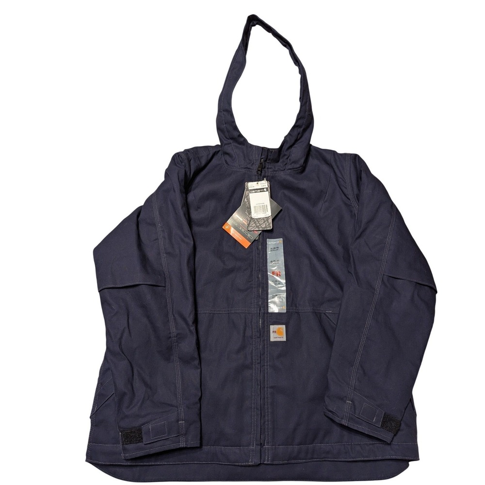 Carhartt Women's XL FR Full Swing Insulated Work Jacket Navy (MSRP $280)